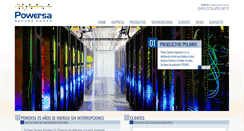 Desktop Screenshot of powersa.com.ar